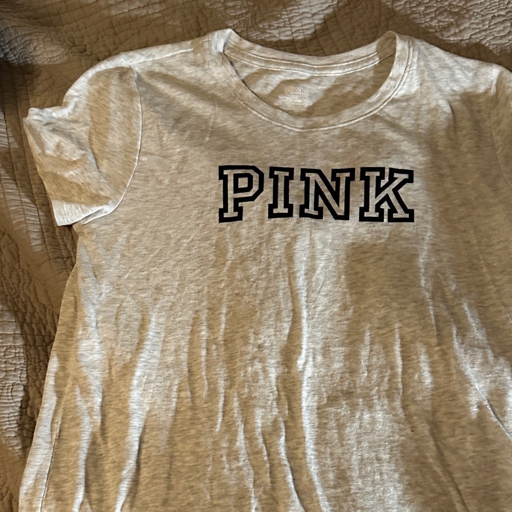 PINK Victoria's Secret Heather Gray Tee